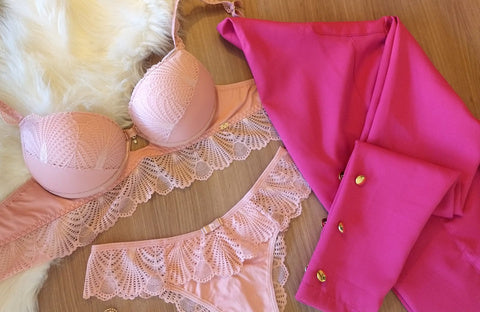 Brazilian Mini Cropped Lingerie Set