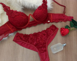 Brazilian French Guipure Lingerie Lace Set