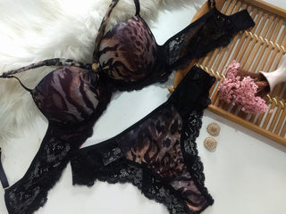 Brazilian Fashion Strappy Lingerie Set with Sexy Pant