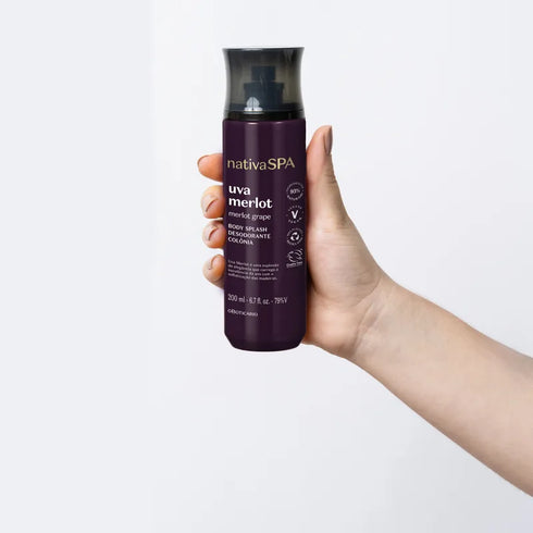 O Boticário Nativa Spa Merlot Grape Body Splash Eau de Toilette 200ml