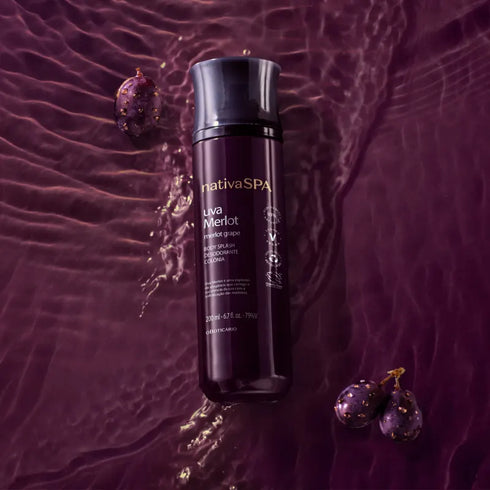 O Boticário Nativa Spa Merlot Grape Body Splash Eau de Toilette 200ml