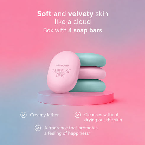 O Boticário Cuide-se Bem Nuvem de Alegria Assorted Soap Set 4 x 80g