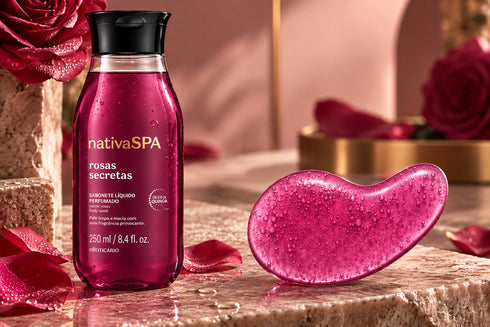 O Boticário Nativa SPA Rosas Secretas Perfumed Liquid Body Wash 250ml