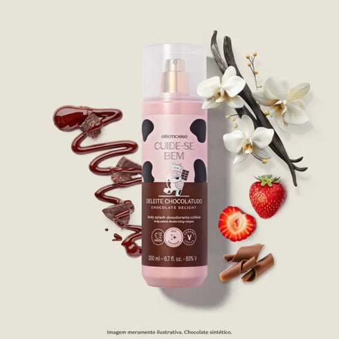 O Boticário Cuide-se Bem Deleite Chocolatudo Body Splash 200ml
