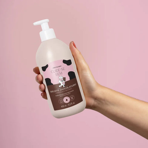 O Boticário Cuide-se Bem Deleite Chocolatudo Hydrating Body Lotion 400ml