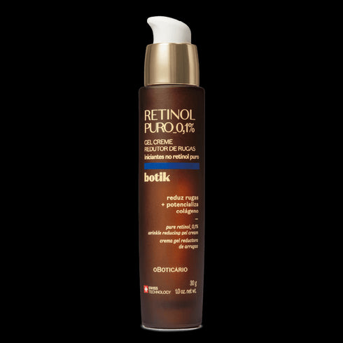 Botik | Retinol 0,1% Pure Retinol Gel Creme Redutor de Rugas, Botik, 30g