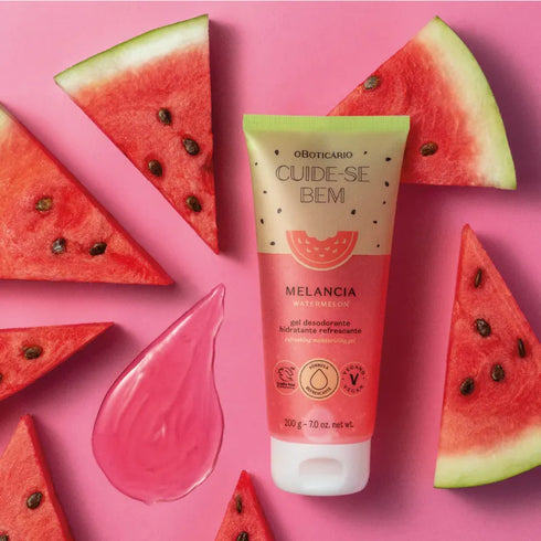 O Boticário Cuide-se Bem Watermelon Refreshing Hydrating Gel Deodorant 200g
