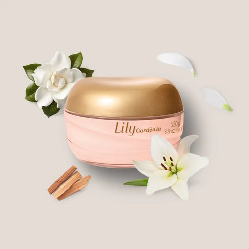 O Boticário Lily Gardénia Satin Moisturising Body Cream 250g