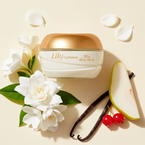 O Boticário Lily Cashmere Satin Moisturising Deodorant Body Cream 250g
