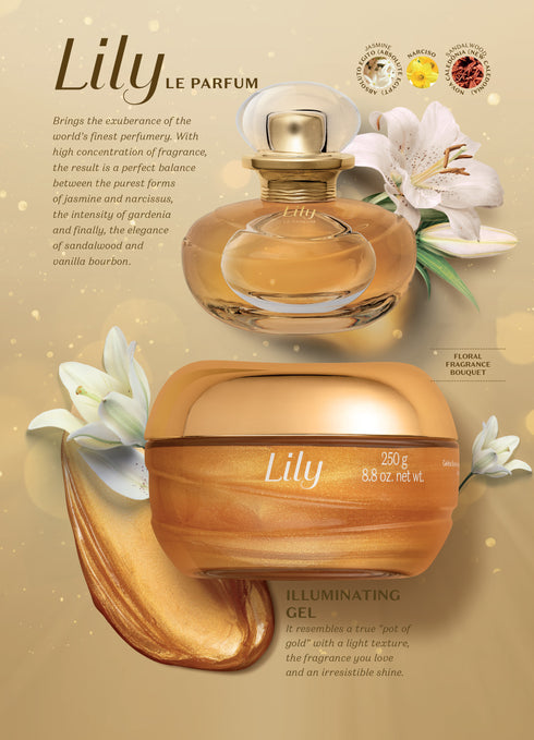 Gel Corporal Iluminador e Hidratante Lily Glow