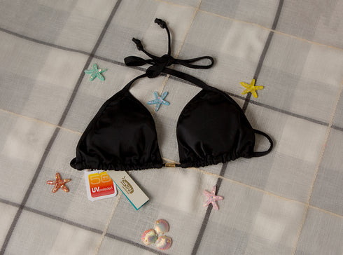 Top de Biquíni Triângulo com Acolchoamento Removível