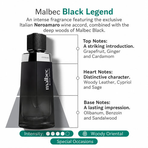 O Boticário Malbec Black Legend Eau de Toilette 100ml
