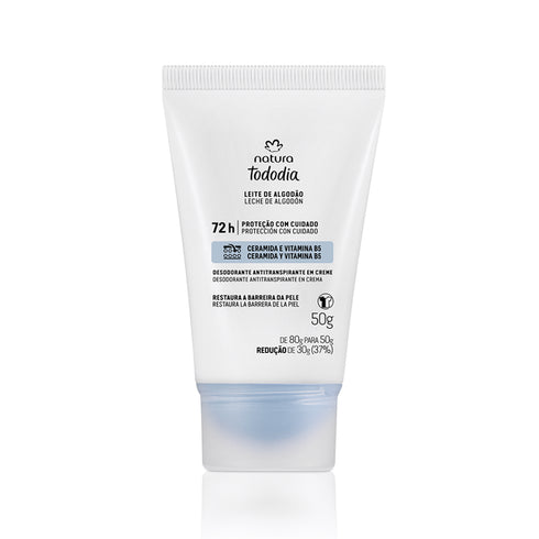 Natura Tododia Leite de Algodão Cream Deodorant, 50g