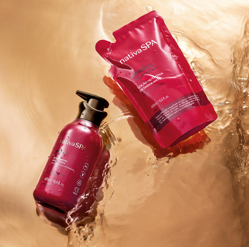 Loção Corporal Hidratante Ameixa NSPA Sachê 400ml