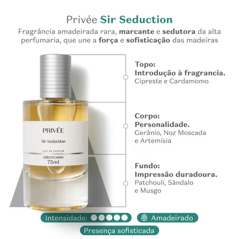 O Boticário Privée Sir Seduction Eau de Parfum 75ml