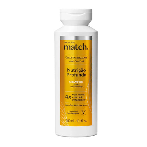 O Boticário Match Deep Nutrition Shampoo 300ml