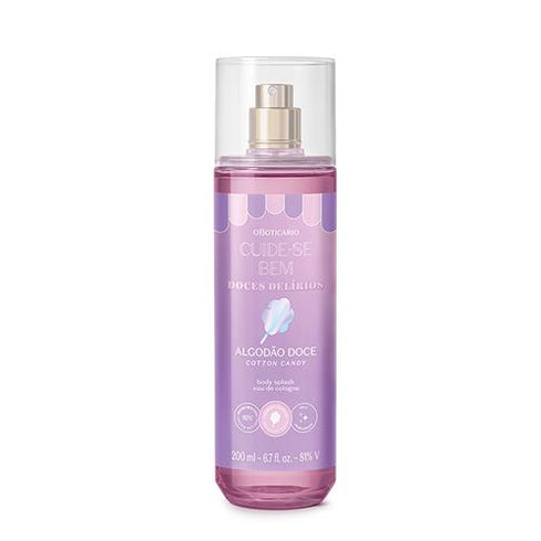 O Boticário Cuide-se Bem Algodão Doce (Cotton Candy) Body Splash 200ml