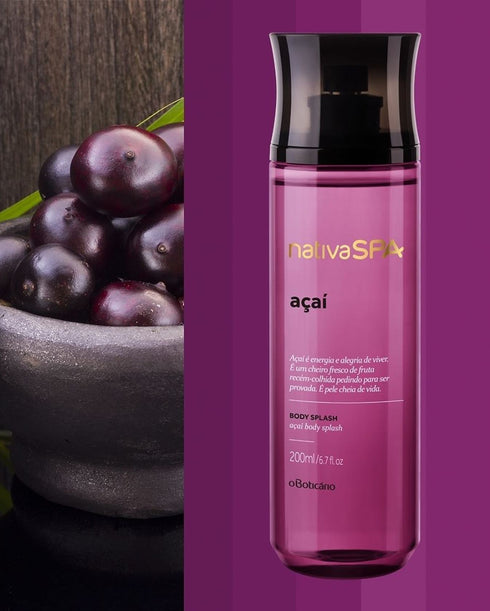 O Boticário Nativa Spa Açaí Body Splash Deodorant 200ml