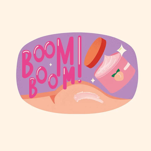 O Boticário Cuide-se Bem Bumbum de Pessego Bum Exfoliating Cream 230g