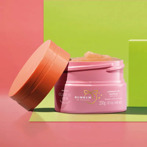 O Boticário Cuide-se Bem Bumbum de Pessego Bum Exfoliating Cream 230g