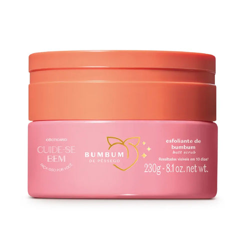 O Boticário Cuide-se Bem Bumbum de Pessego Bum Exfoliating Cream 230g
