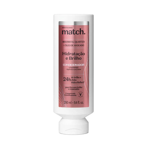 O Boticário Match Hydration and Shine Conditioner 280ml