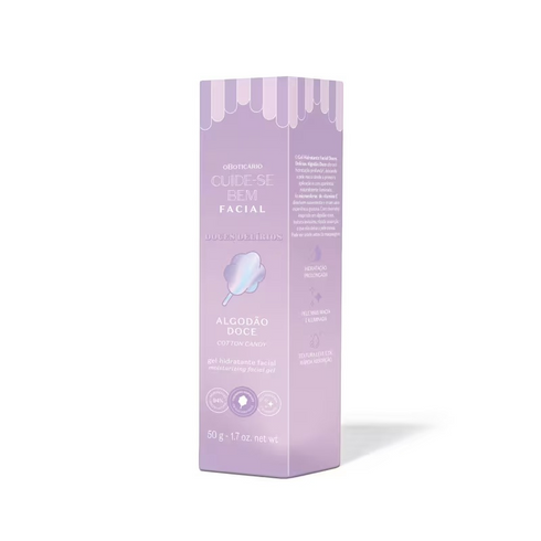 O Boticário Cuide-se Bem Algodão Doce (Cotton Candy) Facial Hydrating Gel 50g