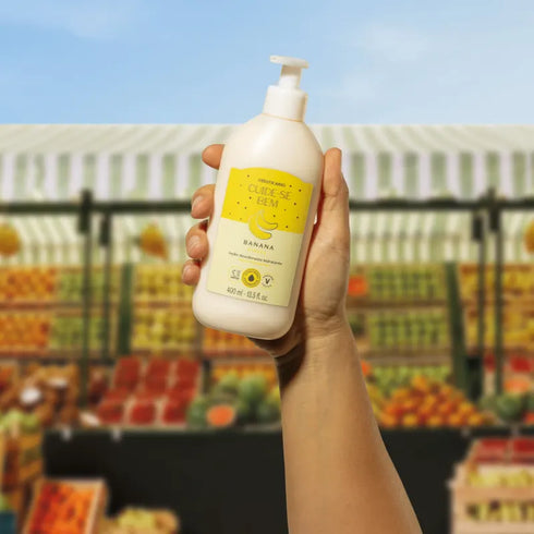 O Boticário Cuide-se Bem Feira Banana Moisturizing Deodorant Lotion 400ml