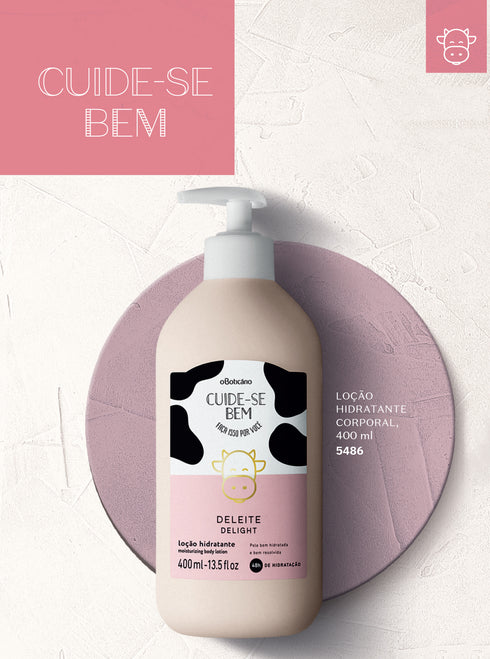 O Boticário Cuide-Se Bem De Leite Delight Moisturizing Body Lotion 400ml
