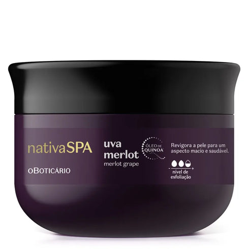 O Boticário Nativa Spa Merlot Grape Body Scrub 200g