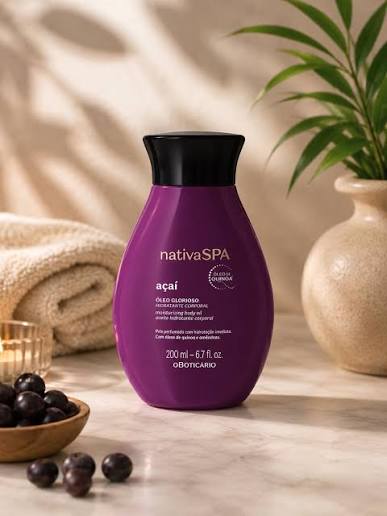 O Boticário Nativa Spa Açaí Glorioso Body Oil 200ml