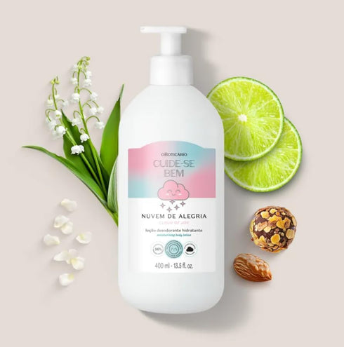 O Boticário Cuide-se Bem Nuvem de Alegria Deodorant Moisturising Body Lotion 400ml