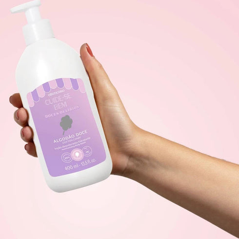O Boticário Cuide-se Bem Algodão Doce (Cotton Candy) Body Lotion 400ml