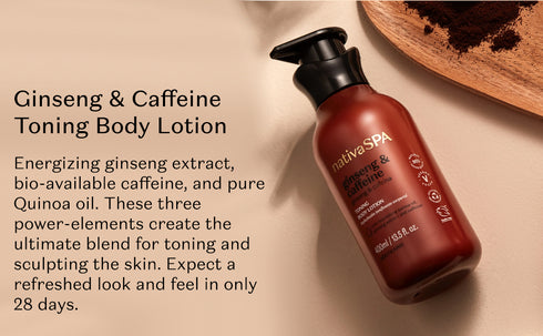 O Boticário Nativa SPA Ginseng and Caffeine Deodorant Body Draining Lotion 400ml