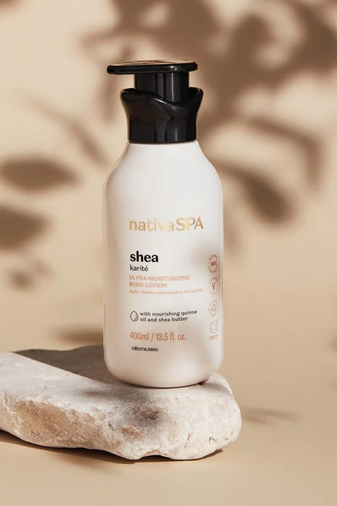 O Boticário Nativa SPA Shea Butter Ultra-Hydrating Deodorant Body Lotion 400ml