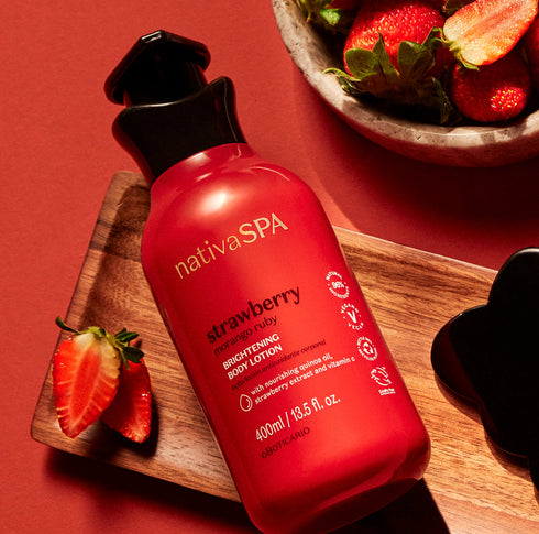O Boticário Nativa Spa Strawberry Ruby Moisturizing Body Lotion 400ml
