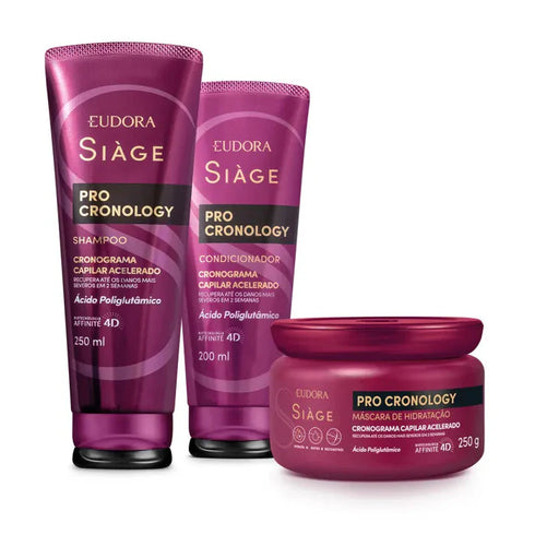 Eudora Siàge Pro Cronology Hair Care Set (3 Pieces)
