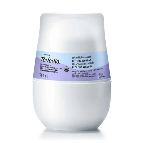 Natura Tododia Leite de Algodão Roll-On Antiperspirant Deodorant, 70ml
