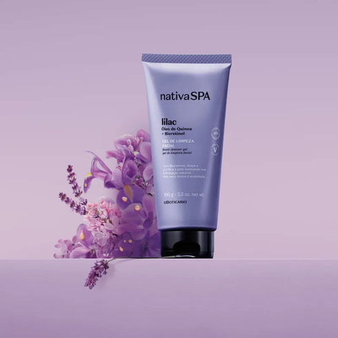 O Boticário Nativa Spa Lilac Facial Cleansing Gel 100g