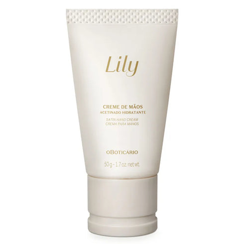 O Boticário Lily Gift Set - EDP 75ml - Satin Moisturiser 250g - Hand Cream 50g