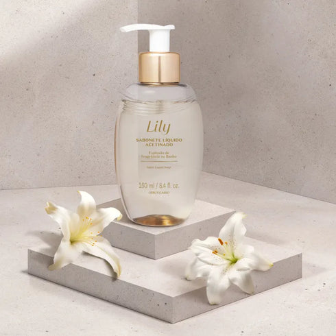 O Boticário Lily Satin perfumed Liquid Soap 250ml