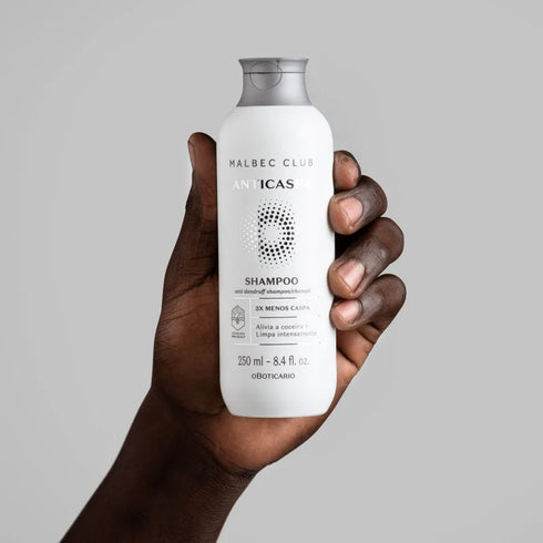 O Boticário Malbec Club Shampoo Anticaspa 2X 250ml