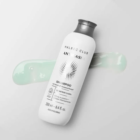 O Boticário Malbec Club Shampoo Anticaspa 2X 250ml