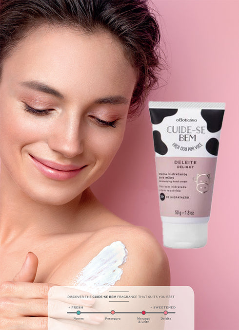 Cuide-Se Bem Delight Creme Hidratante Mãos 50g