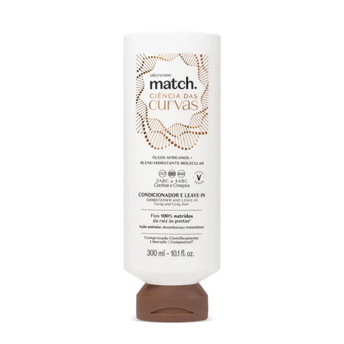 O Boticário Match Ciência das Curvas Conditioner and Leave-in 300ml