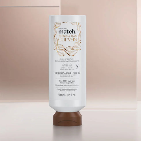 O Boticário Match Ciência das Curvas Conditioner and Leave-in 300ml