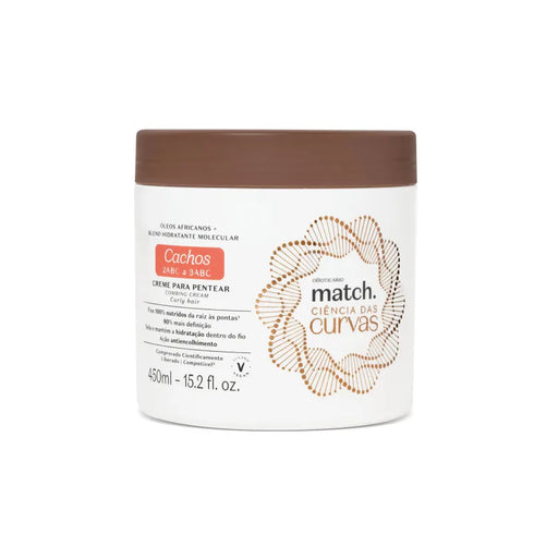 O Boticário Match Ciência das Curvas Hair Styling Cream 450ml