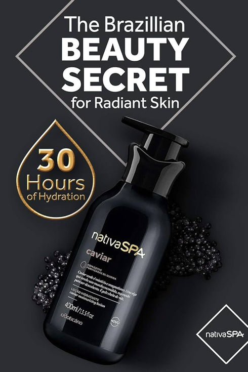 O Boticário Nativa Spa Caviar Moisturizing Lotion 400ml