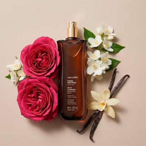 O Boticário Nativa SPA Rosas Secretas Glorioso Multifunctional Body and Hair Oil 85ml