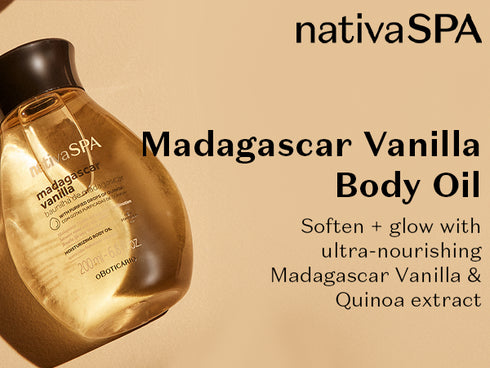 O Boticário Madagascar Vanilla Nativa Spa Soothing Body Oil 200ml